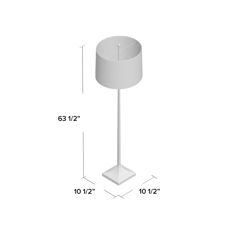 The Natural Light Gramercy 64" Floor Lamp | Wayfair